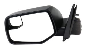 Power Mirror for Ford Escape/Mercury Mariner 2008-2012, Left (Driver) Side, Manual Folding, Non-Heated, Textured, with Blind Spot Glass, without Auto Dimming, Memory, and Signal Light, Replacement