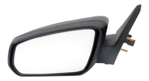 Power Mirror for Ford Mustang 2010, Left (Driver), Non-Folding, Non-Heated, Paintable, Textured, 2 Caps, Replacement