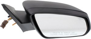 Right (Passenger) Power Mirror for Ford Mustang 2010-2010, Non-Folding, Non-Heated, Paintable, Textured, with 2 Caps, Replacement