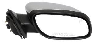 Power Mirror for Ford Taurus 2010-2011 Right (Passenger) Side, Manual Folding, Heated, Chrome, w/ Memory and Puddle Light, w/o BSD, Limited / SHO Models, Replacement