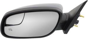 Power Mirror for Ford Taurus SEL Model 2012-2019, Left (Driver), Manual Folding, Heated, Textured, Replacement