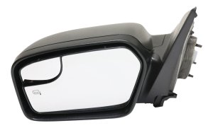 Power Mirror for Ford Fusion 2011-2012, Left (Driver), Non-Folding, Heated, Textured, with Blind Spot Glass, without Puddle Light, Excluding Hybrid Model, Replacement