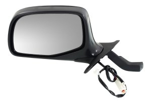 Power Mirror for Ford F-Series 1992-1997 Left (Driver), Non-Towing, Manual Folding, Non-Heated, Chrome, Paddle Style, without Lightning Model and Performance Package, Replacement
