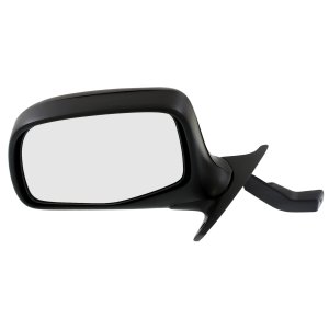 Manual Adjust Mirror for Ford F-Series 1992-1997, Left (Driver), Non-Towing, Manual Folding, Non-Heated, Chrome, Paddle Style, Replacement Models: F-150, F-250, F-350.