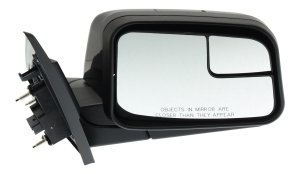 Power Mirror for Ford Edge 2009-2010, Right (Passenger), Manual Folding, Non-Heated, Paintable, with Blind Spot Glass, without Auto Dimming, Memory, and Signal Light, Replacement