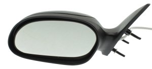 Power Mirror for Mercury Sable (2000-2005) and Ford Taurus (2000-2007), Left (Driver), Non-Folding, Non-Heated, Paintable, without Puddle Light, Replacement