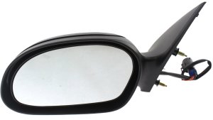 Power Mirror for 2000-2007 Ford Sable/Taurus, Left (Driver), Non-Folding, Non-Heated, Textured, with Puddle Light, Replacement