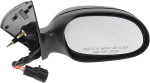 Power Mirror for Mercury Sable/Ford Taurus 2000-2007, Right (Passenger), Non-Folding, Non-Heated, Textured, with Puddle Light, Replacement