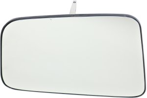 Mirror Glass for Ford Edge 2007-2008, Left (Driver), Non-Heated with Backing Plate, Replacement