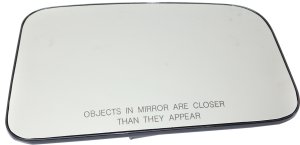 Mirror Glass for Ford Edge 2007-2008, Right (Passenger), Non-Heated, with Backing Plate, Replacement