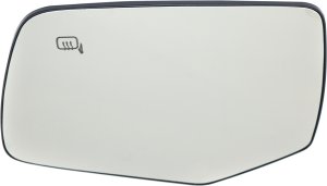 Heated Mirror Glass with Backing Plate for 2008-2009 Ford Escape/Mercury Mariner, Left (Driver) Side, Replacement