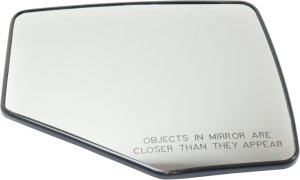 Mirror Glass for Ford Explorer/Mercury Mountaineer 2006-2010, Right (Passenger) Side, Non-Heated, with Backing Plate, Replacement