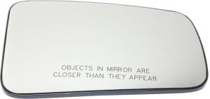 Mirror Glass for 2008-2011 Focus, Right (Passenger), Non-Heated, with Backing Plate, Suitable for Coupe/Sedan, Replacement