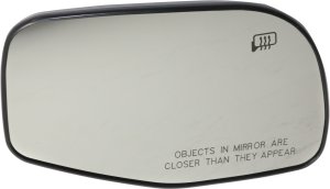Heated Mirror Glass with Backing Plate for 2001-2005 Ford Explorer Sport Trac, 2002-2005 Ford Explorer and Mercury Mountaineer, Right (Passenger) Side, Replacement