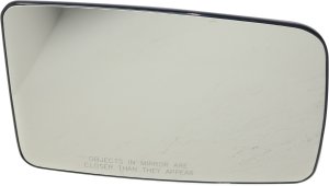 Mirror Glass for Ford Expedition/Lincoln Navigator 2003-2006, Right (Passenger), Non-Towing, Non-Heated, with Backing Plate, Expedition without Convenience Package, Replacement