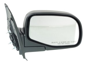 Manual Adjust Mirror for Ford Explorer 1995-2001, Right (Passenger), Manual Folding, Non-Heated, Textured, Replacement