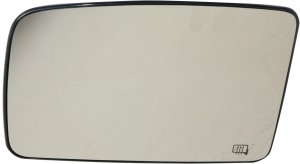 Heated Mirror Glass for 2003-2006 Ford Expedition, Lincoln Navigator, Left (Driver), Non-Towing, with Backing Plate, for Vehicles with Convenience Package, Replacement