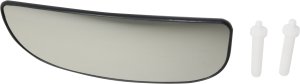 Mirror Glass for Ford F-250/350 Super Duty 1999-2007, Left (Driver) Lower Towing, Non-Heated, with Backing Plate, Replacement
