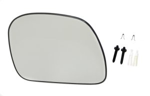 Mirror Glass for Ford Excursion (2000-2005), F-250/350 Super Duty (1999-2010), Right (Passenger), Non-Towing, Non-Heated, with Backing Plate, Replacement