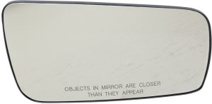 Mirror Glass for Ford Mustang 2005-2009, Right (Passenger) Side, Non-Heated, Suitable for Coupe and Convertible, With Backing Plate, Replacement