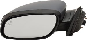 Power Mirror for Ford Taurus 2010-2019, Left (Driver), Manual Folding, Heated, Paintable, with Blind Spot Detection, Memory, Puddle Light and Signal Light, Limited/SHO Models, to May 10, 2010, Replacement