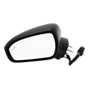 Power Mirror for 2018-2020 Fusion, Left (Driver), Manual Folding, Heated, Paintable, with Blind Spot Detection, Memory, Puddle Light & Signal Light, Suitable for 2017-2019 Energi Models up to 9-3-2018, Replacement