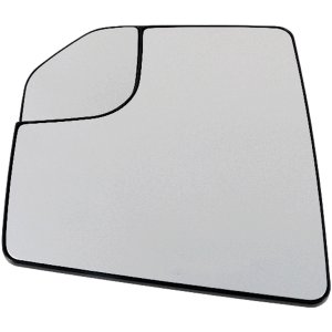 Mirror Glass for Ford F-150 (2015-2020), Left (Driver) Side, Non-Towing, Non-Heated, with Blind Spot Glass, without Memory and Auto-Dimming, Replacement