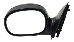 Power Mirror for Ford F-150 1998-2001, Left (Driver), Manual Folding, Non-Heated, Paintable, Contour Style, without Signal Light, Regular/SuperCab, Replacement