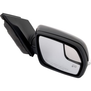 Power Mirror for Ford Edge 2018-2021, Right (Passenger), Manual Folding, Heated, Paintable, with In-Housing Signal Light, Memory, without Blind Spot Detection, Auto-Dimming, Replacement