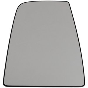 Mirror Glass for Ford Transit 150/250/350 2015-2022, Left (Driver), Upper, Non-Heated, with Backing Plate, without Signal Light, Blind Side Detection, Suitable for All Cab Types, Replacement