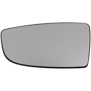Mirror Glass for Ford Transit 150/250/350 (2015-2022), Left (Driver) Lower Spotter Glass with Backing Plate, Replacement