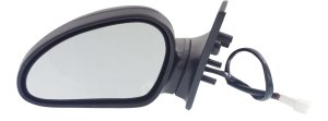 Power Mirror for Ford Escort 1997-2002 and Tracer 1997-1999 Sedan/Wagon, Left (Driver), Non-Folding, Non-Heated, Textured, Without Auto Dimming, Blind Spot Detection, Memory, and Signal Light, Replacement