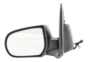 Power Mirror for Ford Escape 2001-2007, Mercury Mariner 2005-2007, Left (Driver), Manual Folding, Non-Heated, Textured, 2nd Design, Replacement