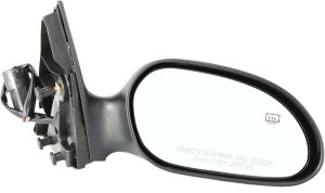 Power Mirror for Ford SABLE (2000-2005) / TAURUS (2000-2007), Right (Passenger), Non-Folding, Heated, Paintable/Textured, with 2 Caps, Sedan/Wagon, without Puddle Light, Replacement
