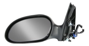 Power Mirror for Mercury Sable (2002-2005) Ford Taurus (2002-2006), Left (Driver), Non-Folding, Heated, Paintable/Textured, 2 Caps, with Puddle Light, Replacement