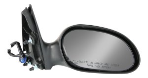 Power Mirror for 2002-2005 Mercury Sable/2002-2006 Ford Taurus, Right (Passenger), Non-Folding, Heated, Paintable/Textured, Two Caps, with Puddle Light, Replacement
