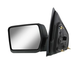 Power Heated Textured Mirror for Ford F-150 2004-2008 Left (Driver), Non-Towing, Manual Folding, without Auto Dimming, Blind Spot Detection, Memory, and Signal Light, New Body Style, Replacement