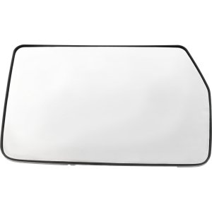 Mirror Glass for Ford F-150 2004-2014 Left (Driver), Non-Towing, Non-Heated, with Backing Plate, without Signal Light, Replacement