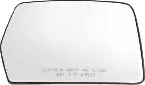 Mirror Glass for Ford F-150 2004-2014, Right (Passenger), Non-Towing, Non-Heated, with Backing Plate, without Signal Light, Replacement