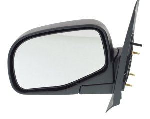 Manual Adjust, Manual Folding, Non-Heated, Textured Mirror for Ford Explorer Sport Trac 2001-2005, Left (Driver), Replacement