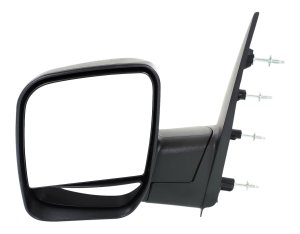 Manual Adjust Mirror for Ford Econoline Van 2003-2004, Left (Driver), Non-Towing, Manual Folding, Non-Heated, Textured Black, without Auto Dimming, Blind Spot Detection, Memory, and Signal Light, Replacement