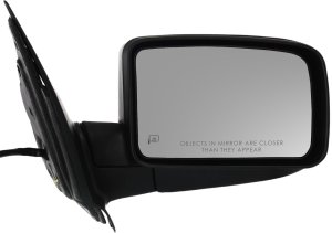 Power Mirror for Ford Expedition 2003, Right (Passenger), Non-Towing, Manual Folding, Heated, Paintable, without Auto Dimming, Blind Spot Detection, Memory, and Signal Light, Replacement