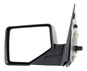 Power Mirror for Ford Explorer 2006-2010, Manual Folding, Non-Heated, Textured, Left (Driver), without Puddle Light, Replacement