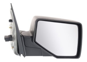 Power Mirror for Ford Explorer 2006-2010, Right (Passenger) Side, Manual Folding, Non-Heated, Textured, with Puddle Light, Replacement