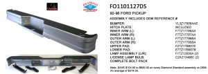 1992 - 1996 Ford F-150 Step Bumper