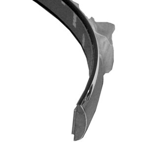 2000 - 2011 Ford Crown Victoria Rear Bumper Impact Strip