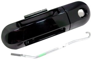 Outer Front Door Handle for Ford Explorer 2002-2010, Left (Driver) Side, Replacement - Compatible with Eddie Bauer 4 Door, Limited 4 Door, X Left (Driver) 4 Door, X Left (Driver) Spo Right (Passenger) 4 Door Models;  6L2Z7822405BDPTM