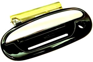Front Left (Driver) Outer Door Handle for 1999 - 2002 Lincoln Navigator,  5C6Z1622405AAPTM, Replacement Exterior Door Handle