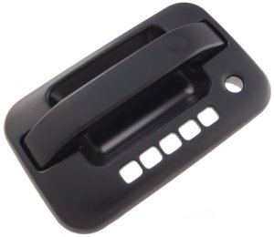 Exterior Front Left (Driver) Door Handle Outer for 2007 - 2008 Ford F-150, without Keyless Entry, Paint to Match, Replacement;  8L3Z1522405CB