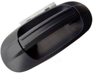 Outer Front Door Handle for 2003 - 2006 Ford Expedition, Right (Passenger) Side, Smooth Finish, Black - Paint to Match,  9L1Z7822404BAPTM, Replacement